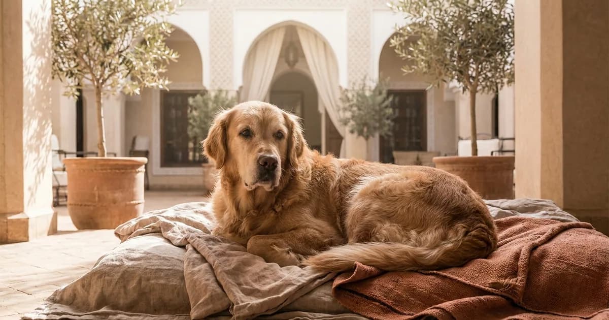 The Golden Retriever in Morocco: Character, Heat and Care